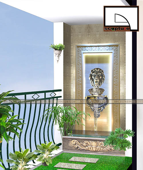 Ứng dụng của mặt sư tử trang trí